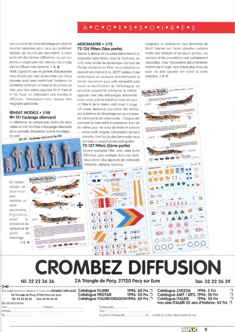 Replic 058 - PBY-5 Catalina, Sukhoi Su-22, French